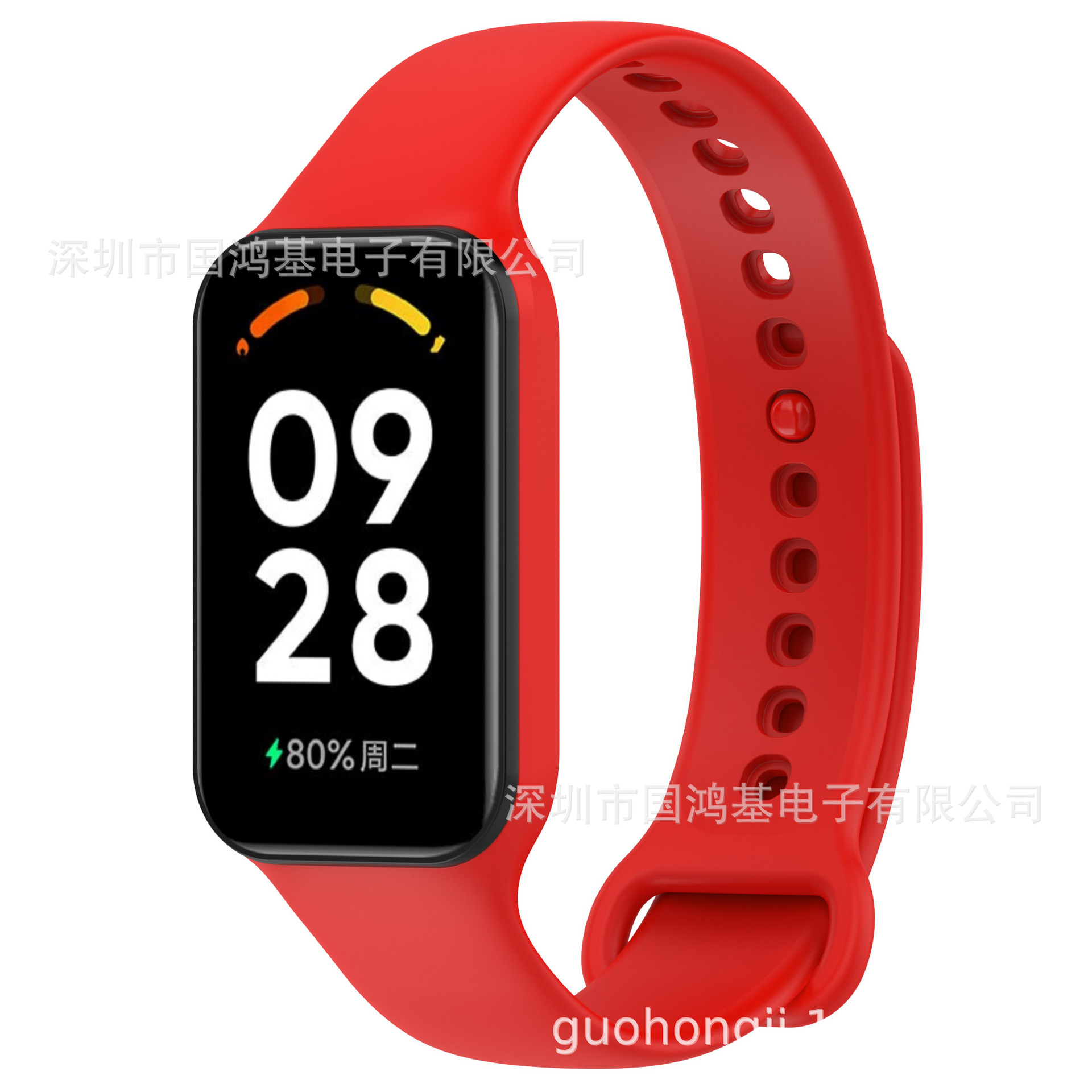 The redmi Band 2 wristband from Guohongji is soft, comfortable, water-resistant and sweat-resistant with silicone undefined