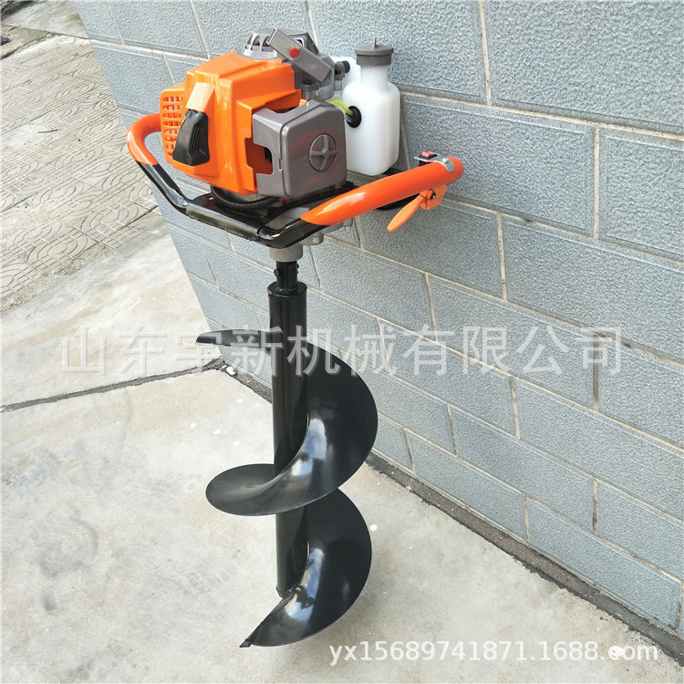 手提式大功率汽油挖坑机 农用种植钻坑打洞机二冲程钻孔机