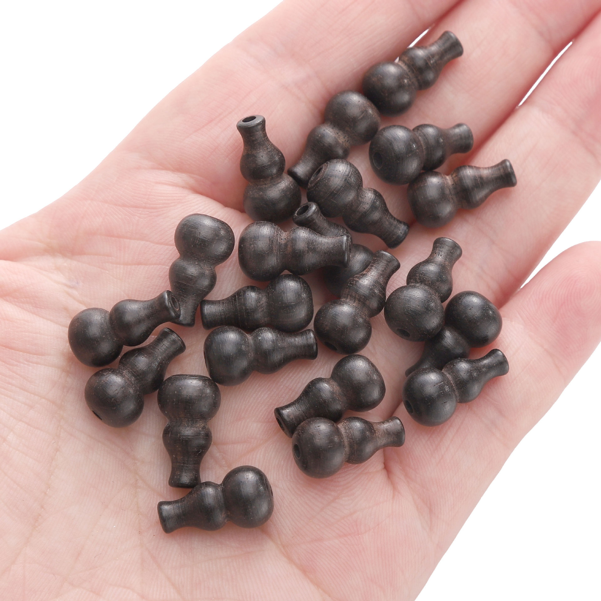 Guofengwen juega Ping An Fu cuentas de madera hechas a mano DIY colgantes de cuentas de cadena de material de teléfono móvil accesorios de cuentas a granel