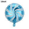 Round windmill toy, balloon, spiral, evening dress, decorations, 18inch