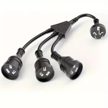 跨境热销澳标电源插头 SAA一拖三 一拖二延长线 澳规转换插头其他