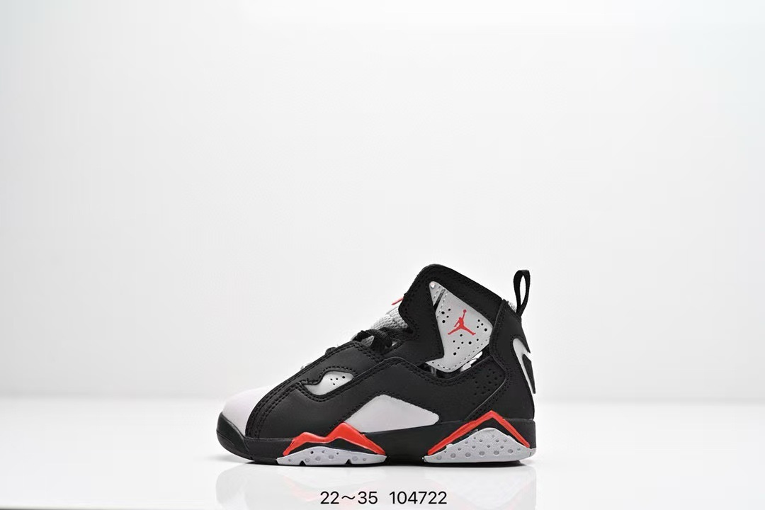 Clásico aj7 negro samurai zapatos infantiles cordones para niños y niñas correr zapatos de baloncesto AJ6 zapatos casuales transpirables para hombres y mujeres