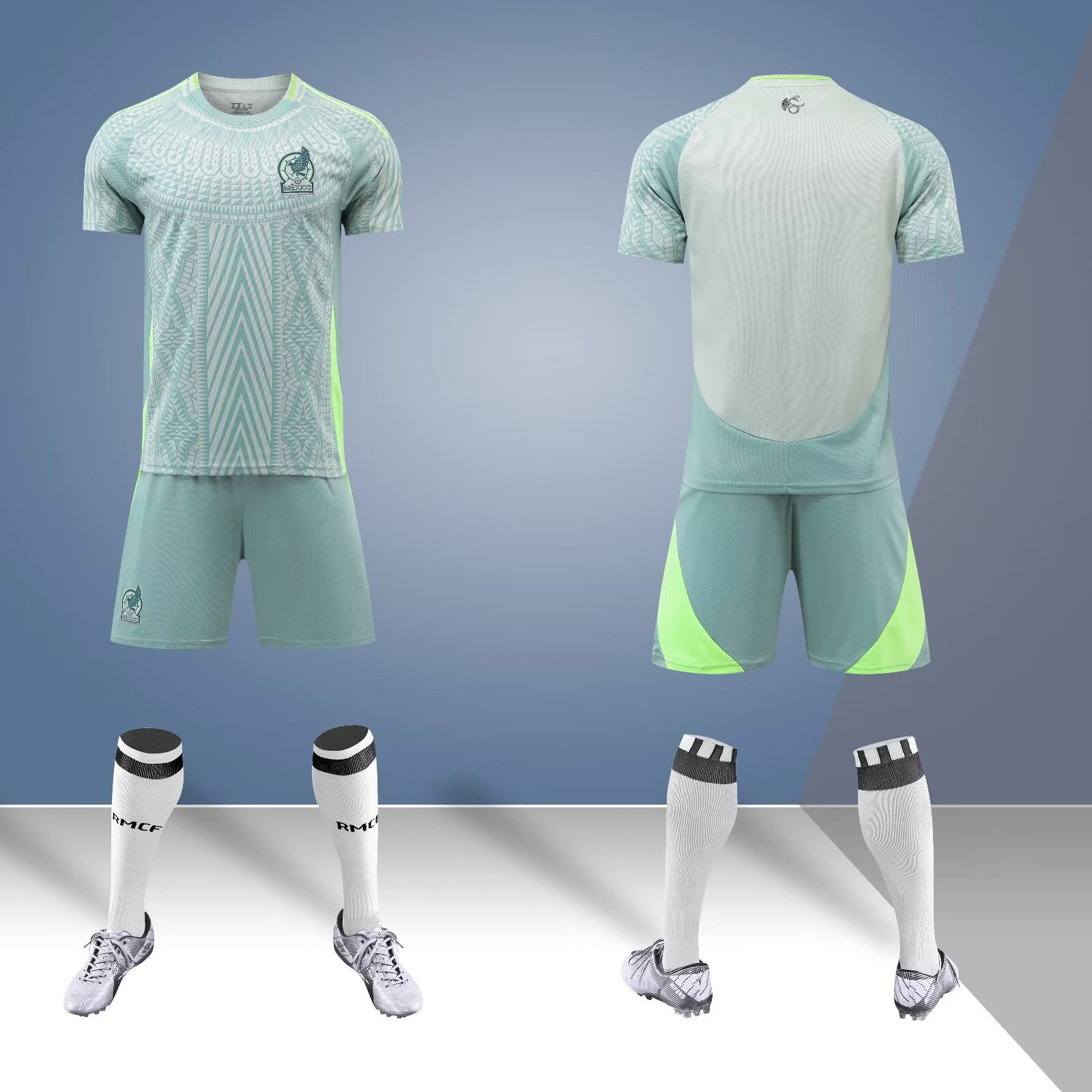 2425 juego de ropa de fútbol para adultos y niños Copa del Mundo Club de secado rápido para hombres y mujeres equipos de impresión de entrenamiento