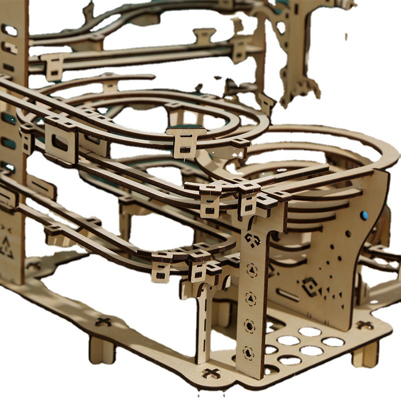 Nuevo producto transfronterizo, rompecabezas 3D estéreo de madera, juguete educativo de ensamblaje, juguete creativo DIY, túnel del tiempo y del espacio