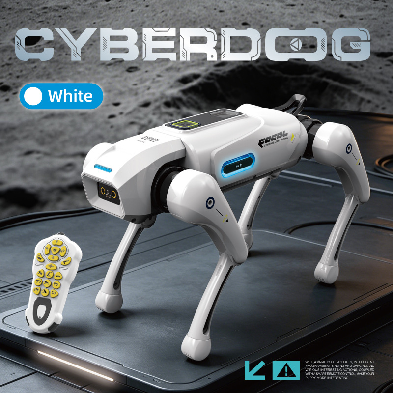Yingjia18013 robot de control remoto inteligente perro modelo biónico perro mecánico AI control de voz juguetes eléctricos para niños