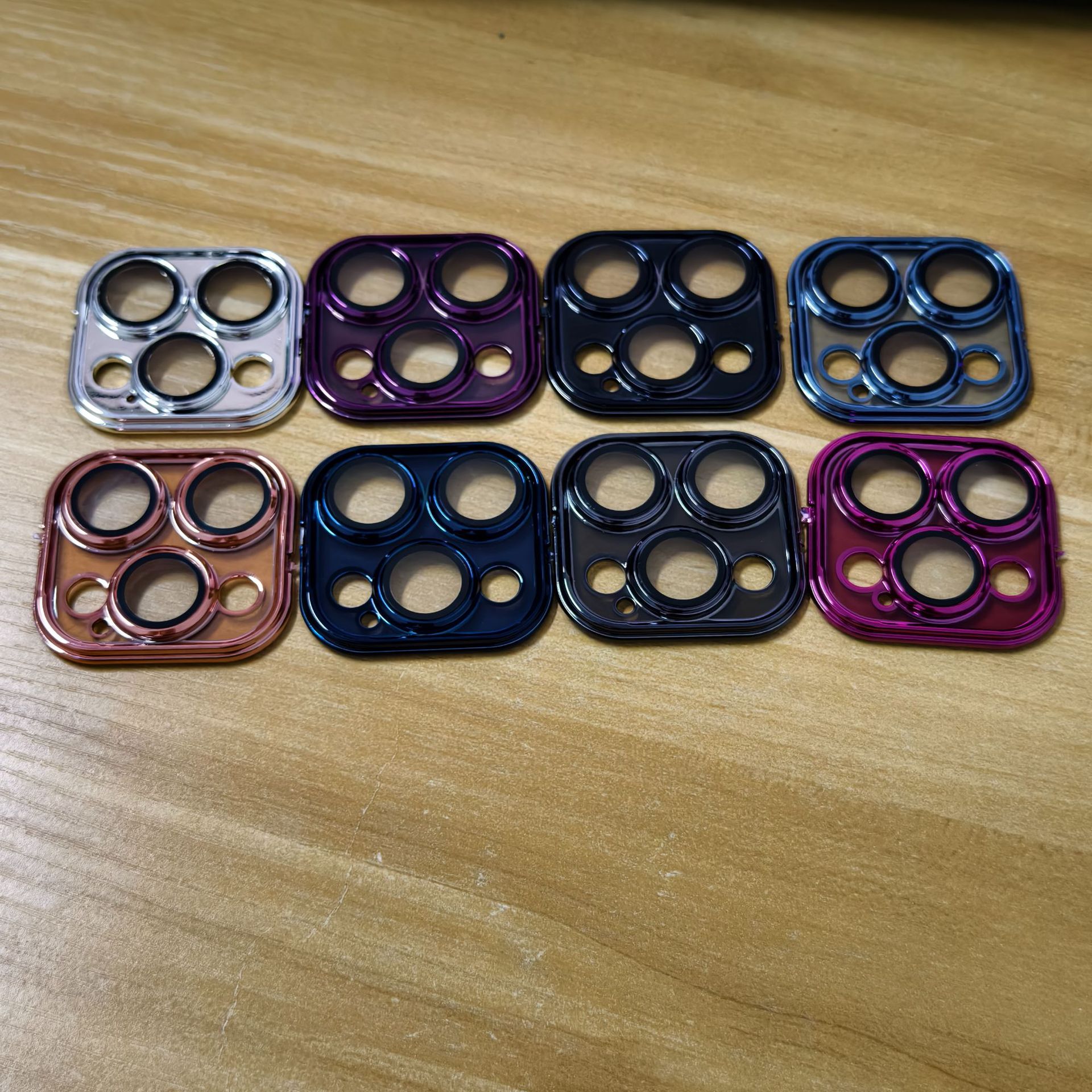 Suitable for Apple Modified Machine Xsmax Modified 15Promax Ultimate Version Gold Lens Frame Texture New Anti-Fall