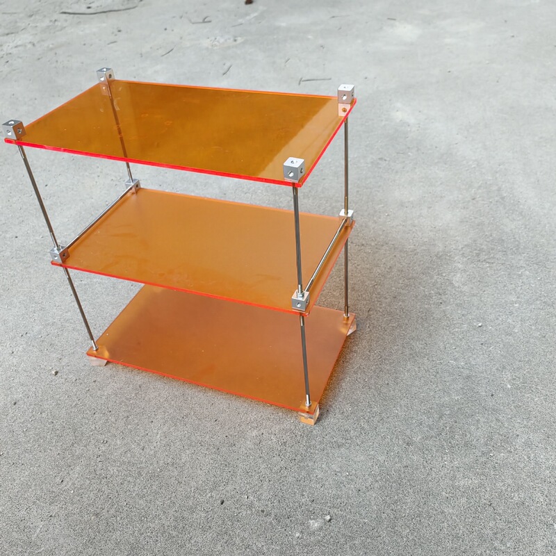 Acrylic Desktop Storage Rack DIY Storage Rack Table with Optical Axis Storage Rack Desk Storage Rack