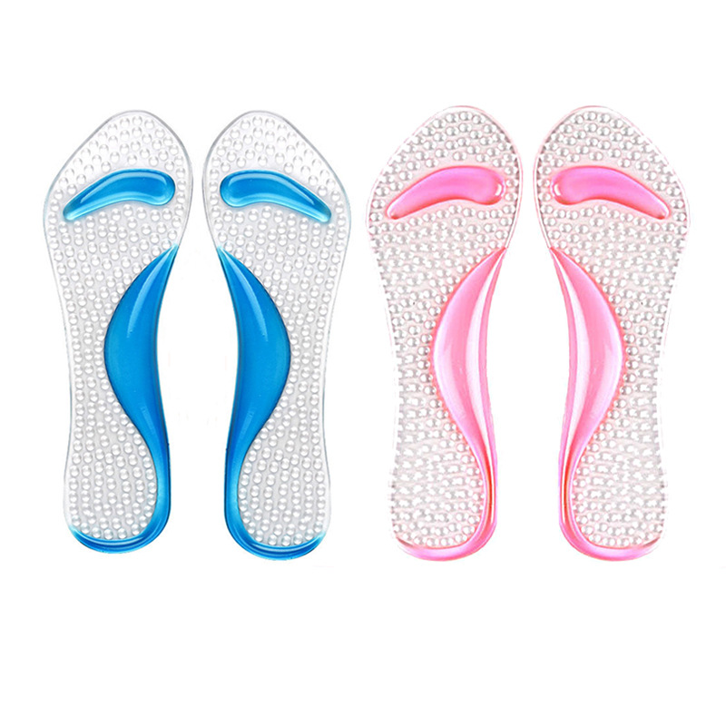 Chaussures à talons hauts pour femmes, décontractées, massage, soulageant les douleurs à l'avant-pied, semelles intérieures en gel multicolores, semelles intérieures en silicone et gel_voghion.com