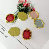 DIY ручной работы металлический нижний ювелирный аксессуар винтажный сплав оптовая цветочная тарелка небольшой аромат аксессуары