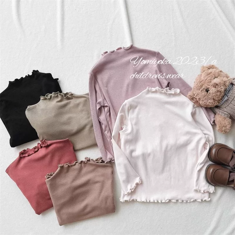 Soft colored body-friendly spring children's long-sleeve, western style