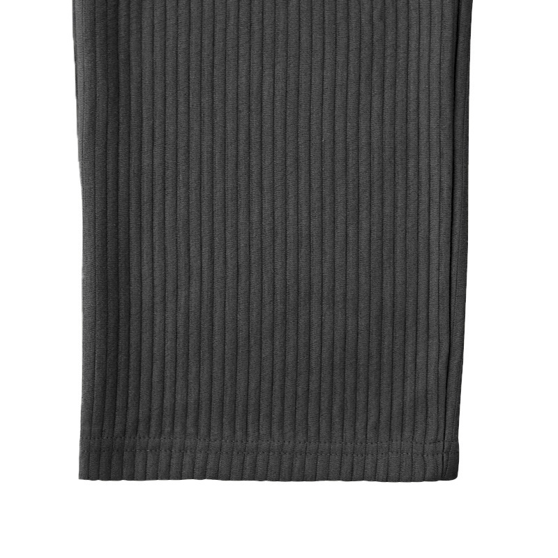 Herren Sweatpants Gestreift Lässige Gerade Hose Mit Hohem Bund_voghion.com