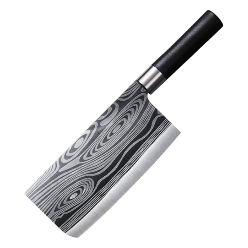 En stock cocina de cinco piezas de acero inoxidable cuchillo hogar patrón de acero cortador de hueso cuchillo de cocina cuchillo de pollo tijeras de hueso al por mayor