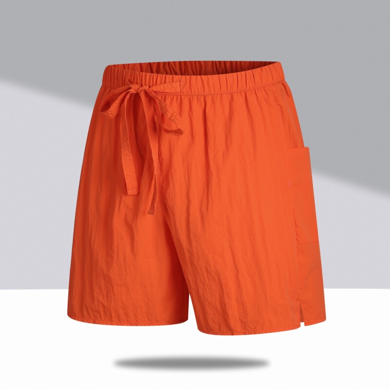 Ice Silk Shorts Men's Summer Thin Loose Quick-drying Casual Comfortable Sports Outdoor New Solid Color Shorts