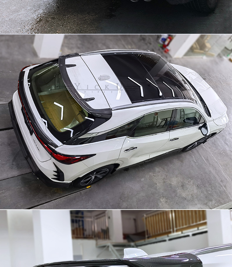 Suitable for 23-25 Lexus Rx350 Modified Trd Carbon Fiber Front Lip, Rear Lip, Side Skirt and Tail Top Wing