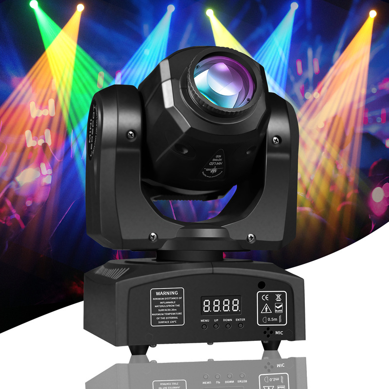 60W Moving Head Pattern Beam Light Small Led Stage Laser Dyeing Background Ktv Bar Disco Dj Atmosphere Dazzling Light
