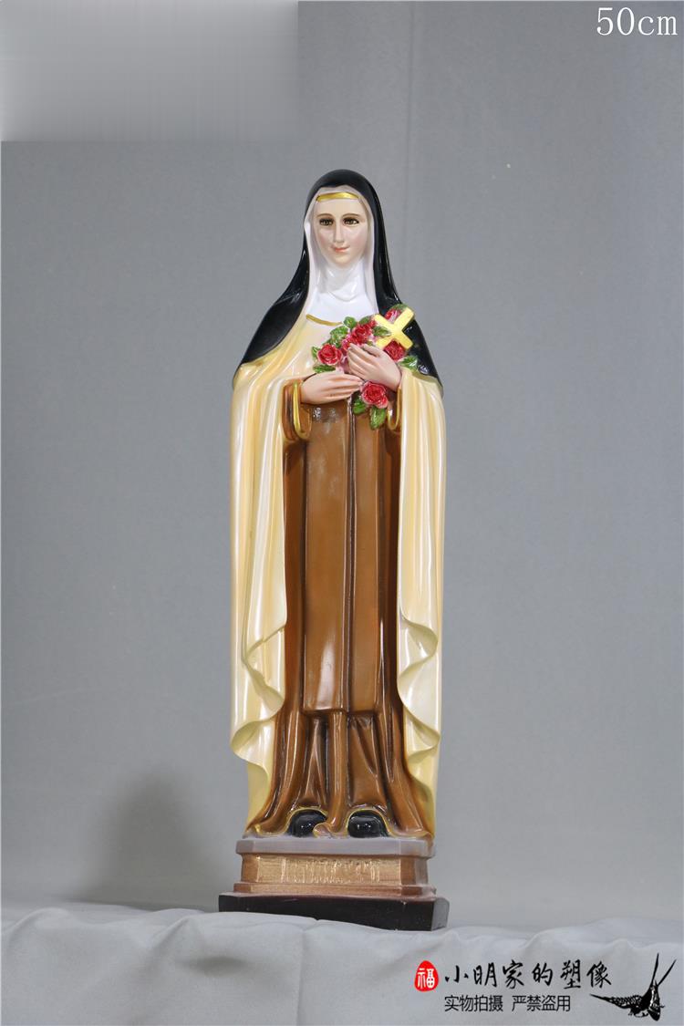 Transfronterizo 50cm pequeña estatua de la iglesia de la familia para decorar el personaje principal de la sala de estar