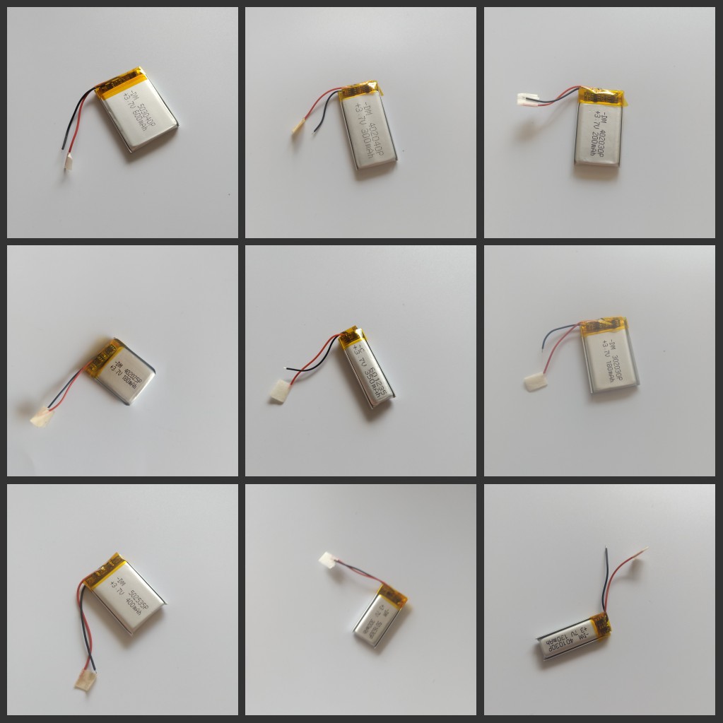 3.7v锂电池聚合物行车记录仪充电电池胎压监测器内置蓝牙耳机电芯