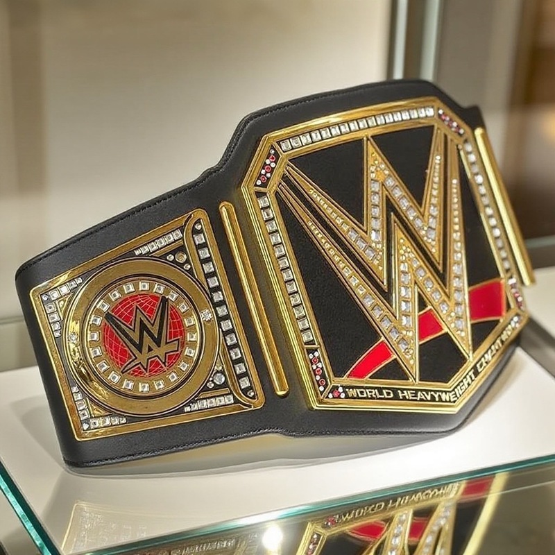 Wwe World Heavyweight Championship Belt Boxing Competition 1/1 Gold Belt Fighting Commemorative Champion Prize Collection