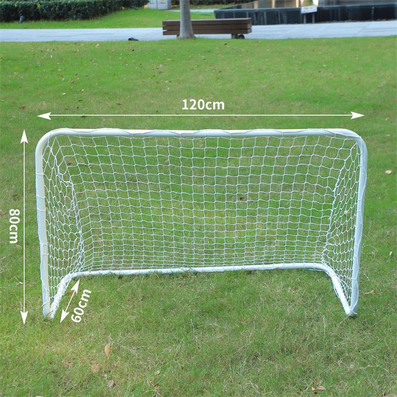 Portería de Fútbol Portátil de Acero Movible para Deportes de Pelota