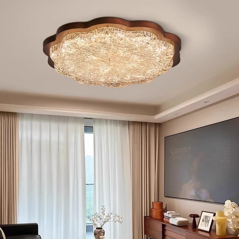 Lámpara de techo de dormitorio Lámpara de habitación principal de sensación premium retro americano