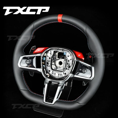 ID8 leather carbon fiber M sports steering wheel for BMW F10 F30 F20F01M4M2M3 upgrade