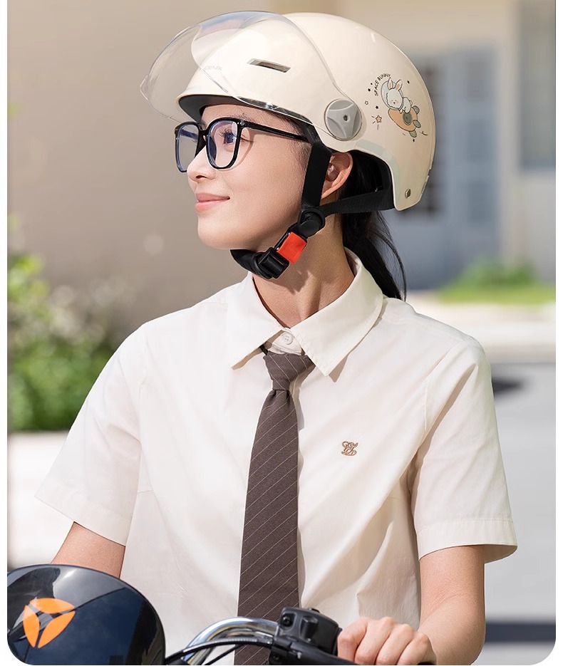 Electric motorcycle helmet 3C certified half helmet