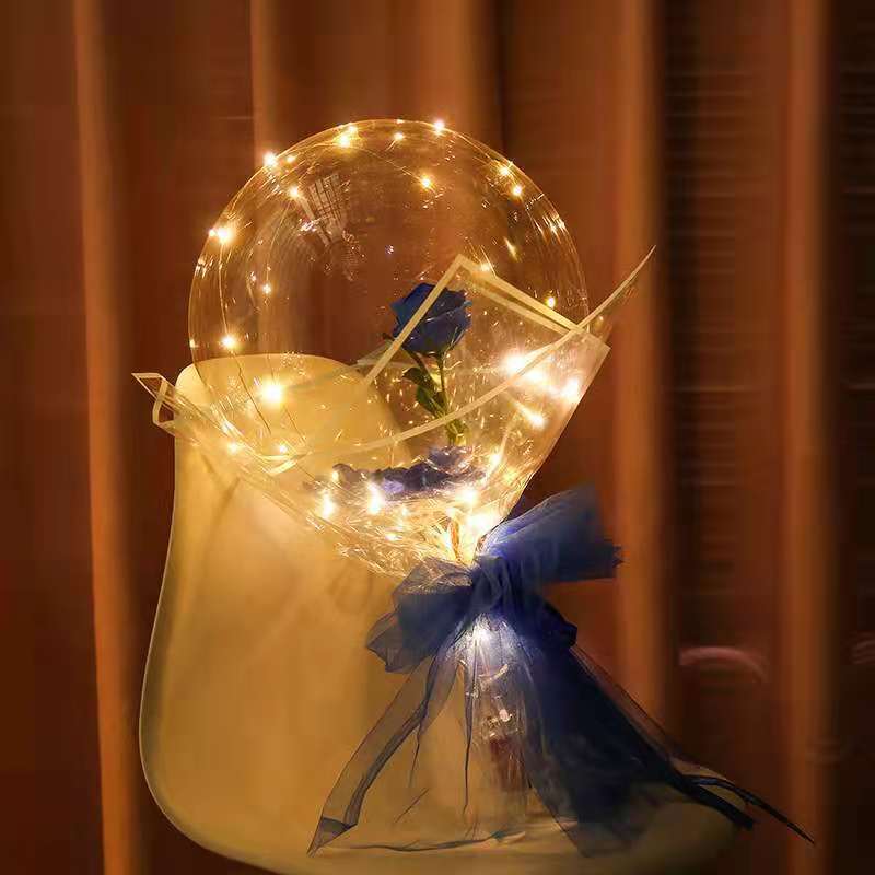 2021 Christmas Confession Led Luminous Transparent Hand Holding Ball Valentine's Day Christmas Confession Bobo Ball Stall Supply