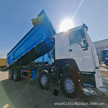精翻375马力拉粮食翻斗自卸车后翻自卸 平板运输车渣土运输车