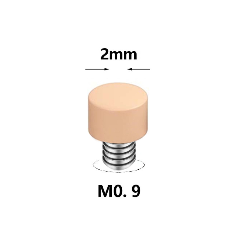 Pointed titanium steel lip stud product view