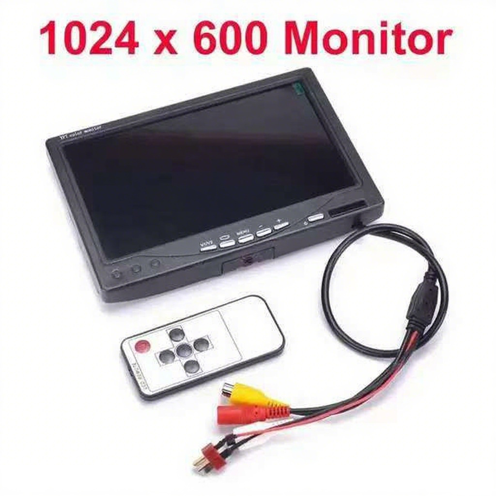 7inch High-definition mini portable VGA HDMI small TV desktop monitor for home and car use