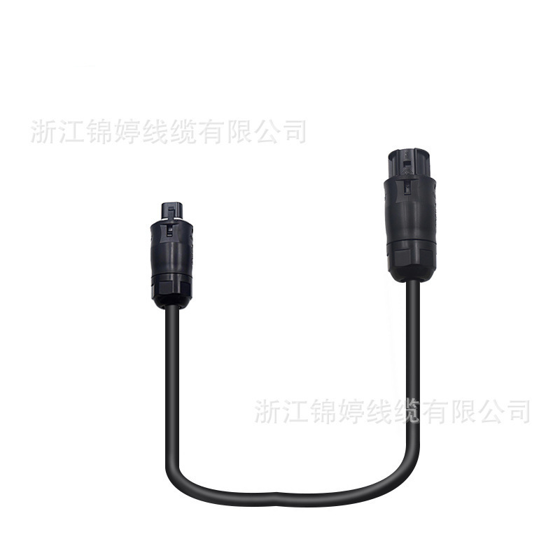 Manufacturer Supplies Jt003-F European Standard Ip44 Plug with Bc01 Male and Female Connectors for Micro Photovoltaic Inverter Ac Cable