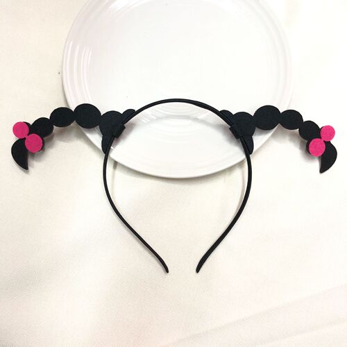 Creative Wig Braid Headband Internet Celebrity Live Stream Photo Funny Headwear Children's Cute Braided Hairband Hair Accessories