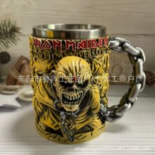 爆款Iron Maiden 50th Anniversary铁娘子乐队50周年纪念3D马克杯