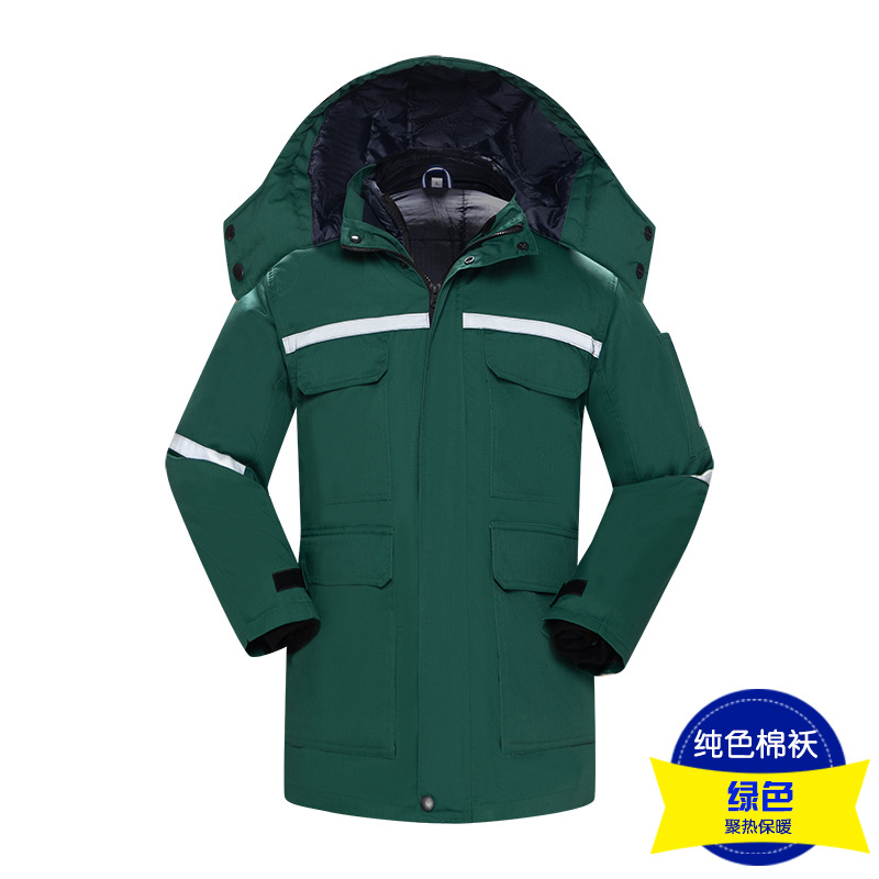 Ropa de trabajo, chaqueta de algodón, invierno, color antiestático, estación de servicio, ropa de algodón caliente, ropa de algodón personalizada