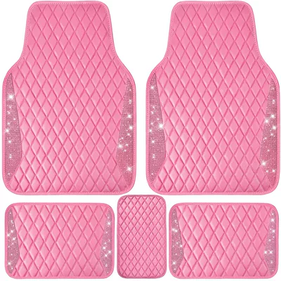 Non-Slip Waterproof Mat for Women, Universal Foot Pad - pink
