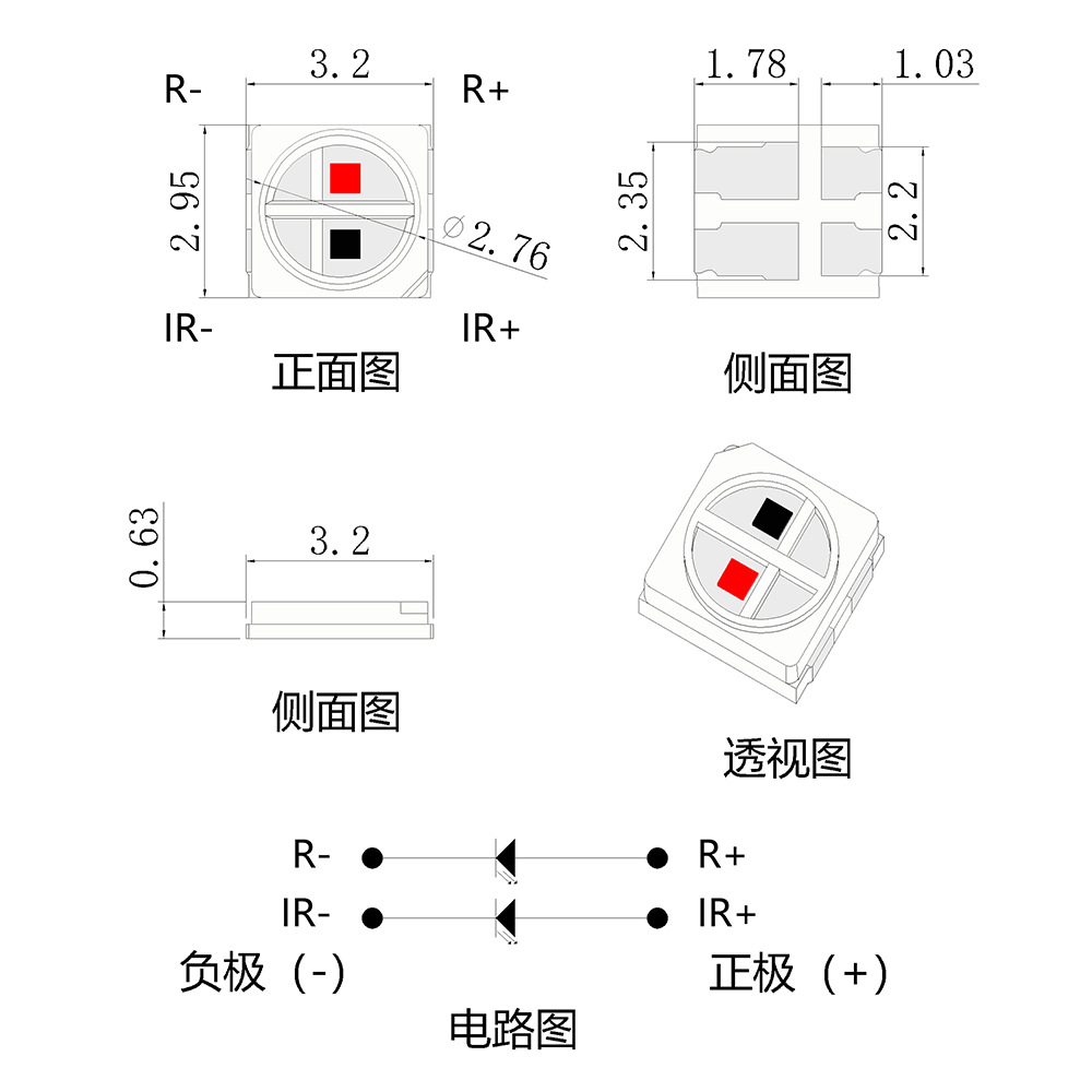 ��������3030���Ƶ�����ⷢ��ܼ���led����3030��������led����