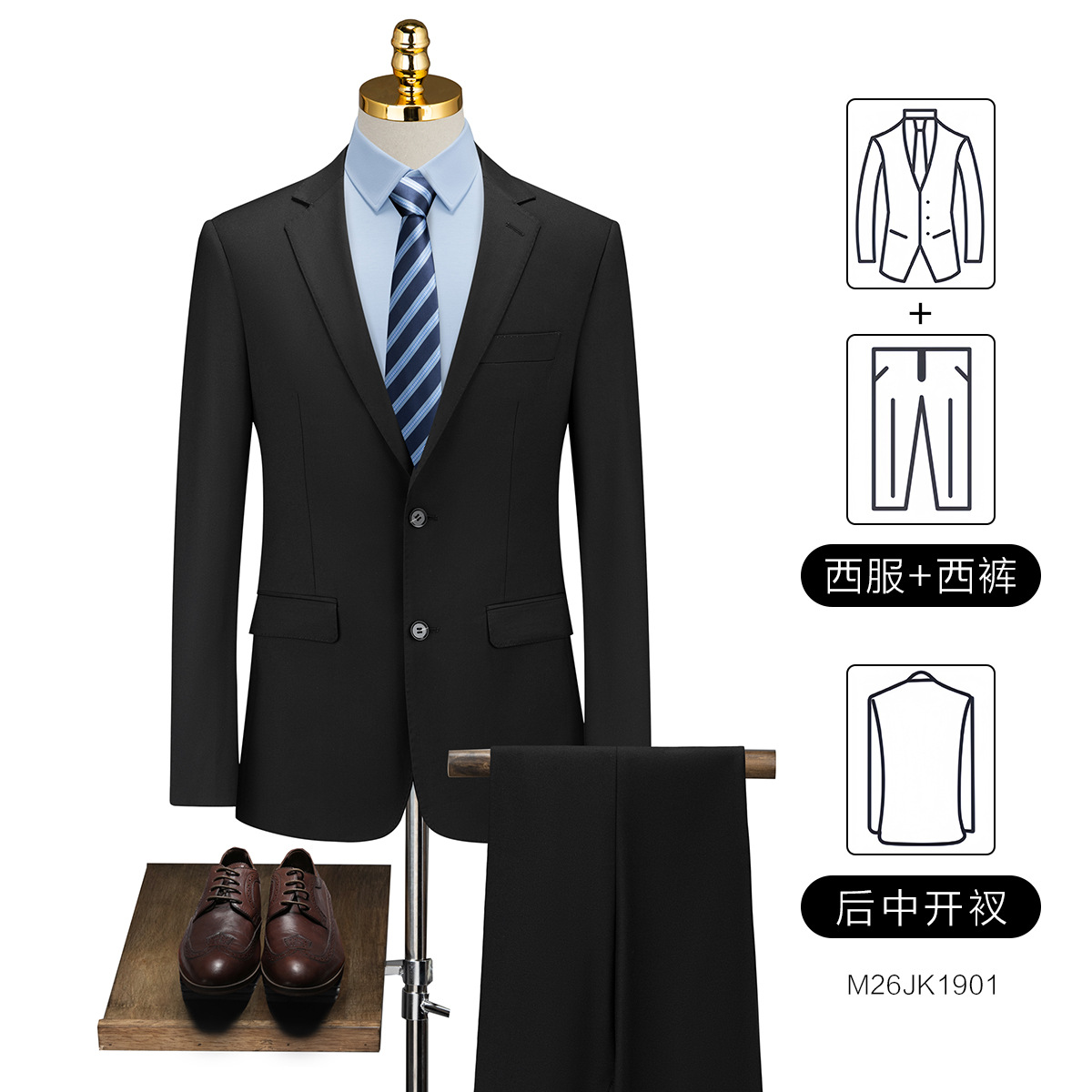 Trajes negros (trajes + pantalones)