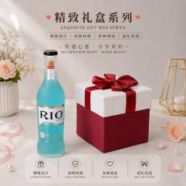 圣诞创意蝴蝶结正方形精美礼品盒伴手礼礼物盒子天地盖包装盒
