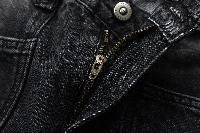 Moderne Ian 24 Herbst Herrenbekleidung Neues Design Sinn Hochwertige gestapelte Taschen Reißverschluss Jeans_voghion.com