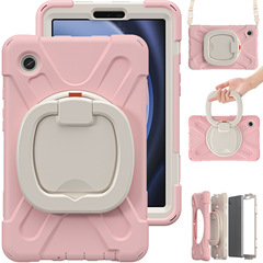 適用三星Tab A9 8.7寸海盜王平板保護套A9plus硅膠旋轉支架防摔殼