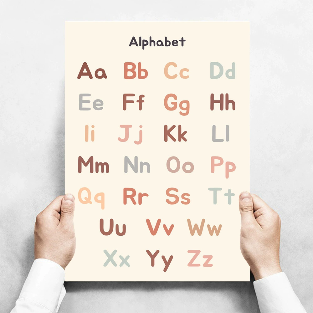 Teaching school poster for early age, early education, training