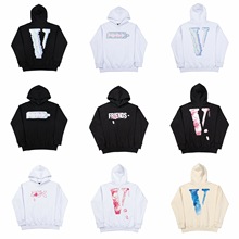 大V潮牌字母印花陈冠希同款男女潮流高街FOG圆领连帽衫卫衣ZGPB