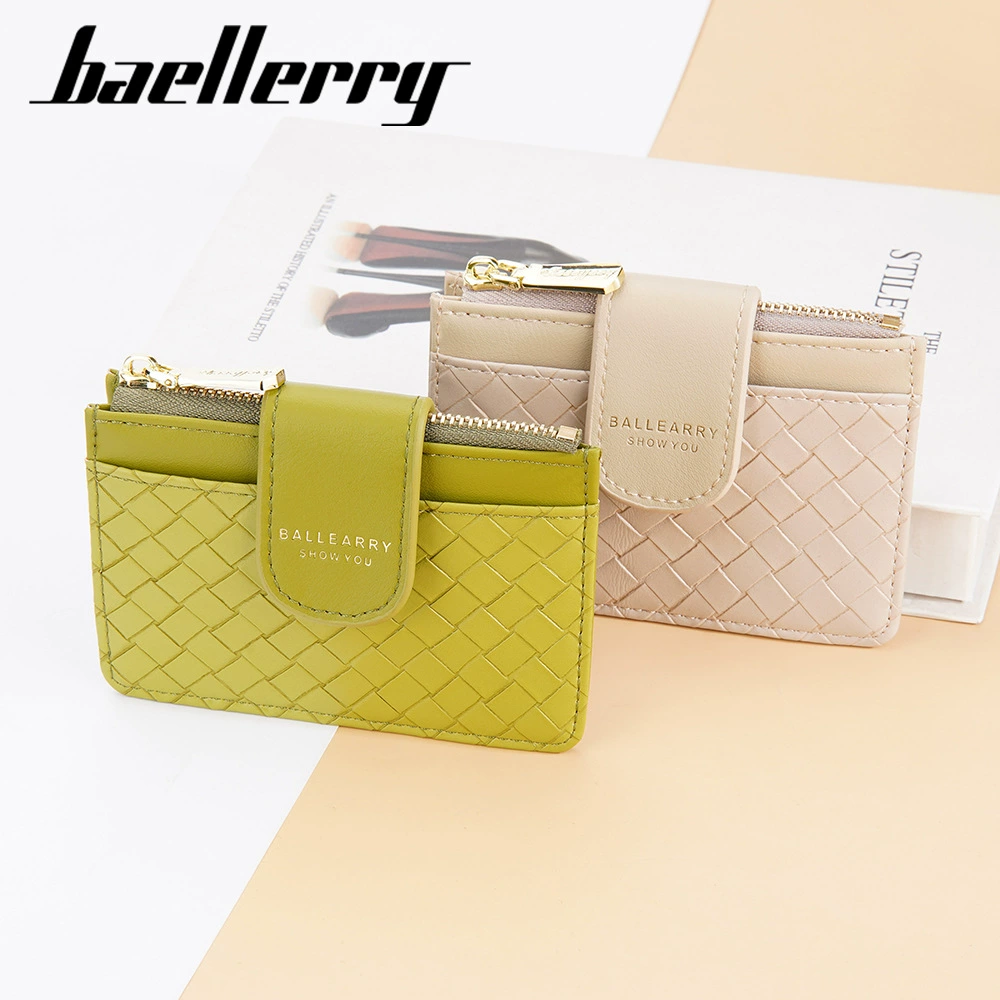 Новый кошелек Baellerry для дам, корейская версия, переплетенная молния, карманы, простой легкий держатель карт, женский