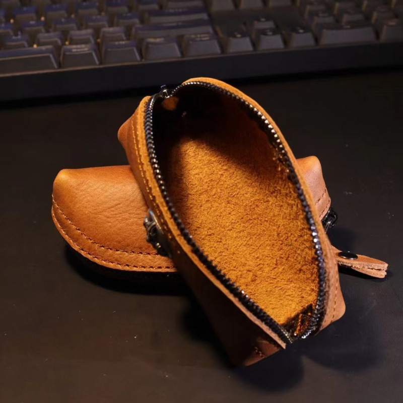 手工真皮袋束口袋牛皮核桃包装文玩饰品收纳袋抽拉绳袋皮质袋|undefined