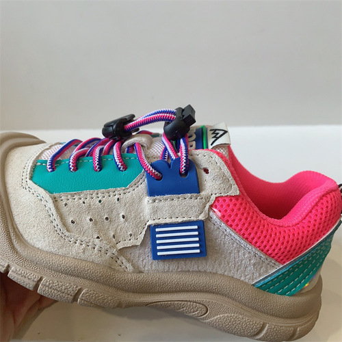 Children's Shoes Spring 2024 Children's Sports Shoes Outdoor Girls' Hiking Shoes Boys' Slip-on Ugly Cute Shoes Baby Shoes
