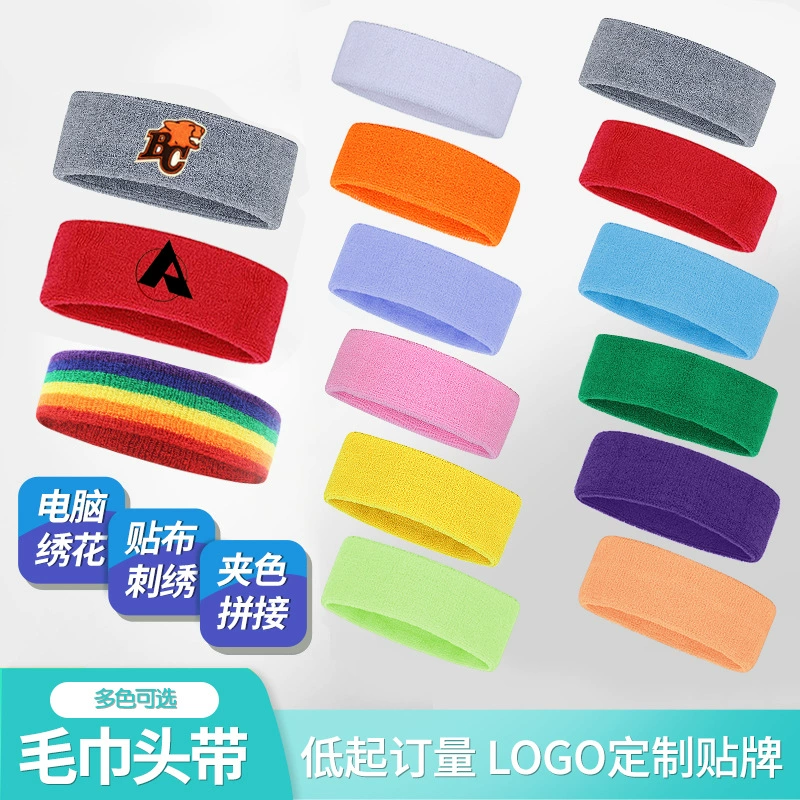 Спортивный баскетбол Велосипедный бег Badminton Фитнес-антиперспирант вязаный штанг для волос