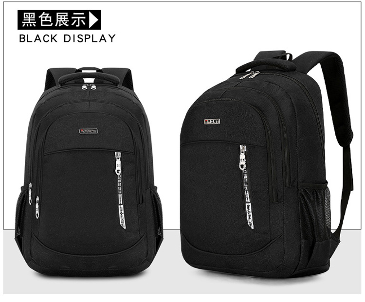 2021 New Men's Computer Business Backpack Travel Bag Support Printed Logo Casual Student Backpack display picture 13