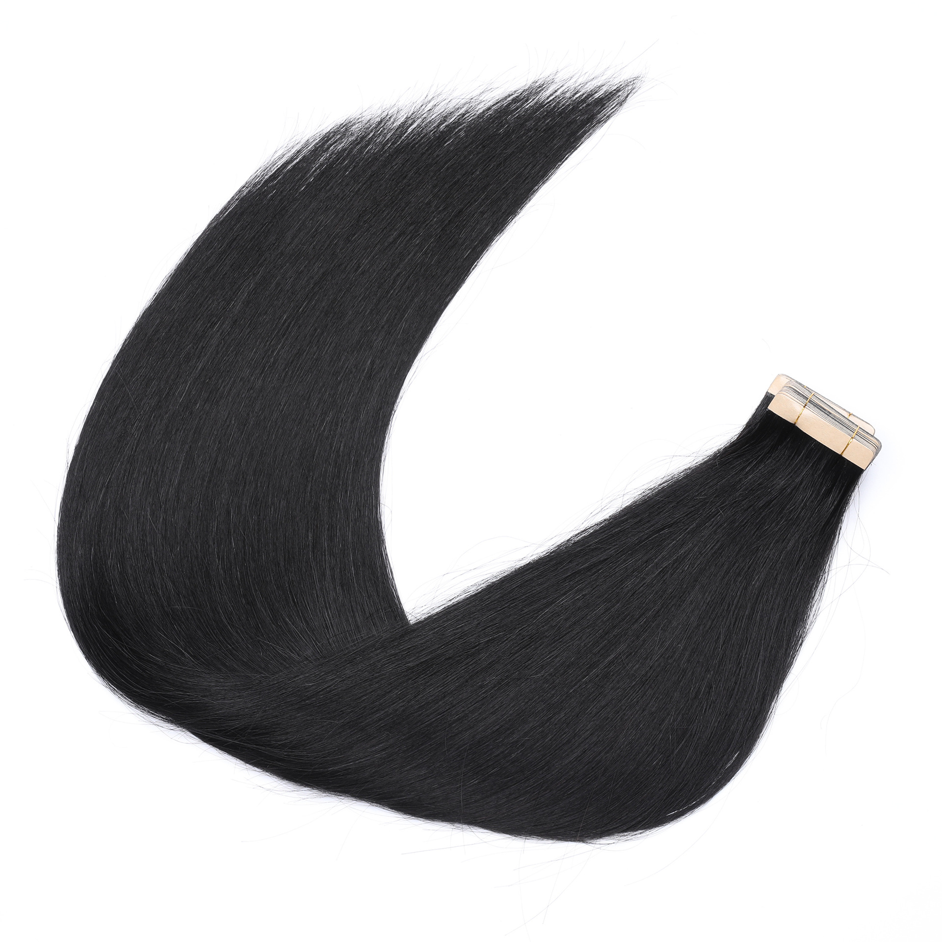 Real PU Tape-in Human Hair Extensions European And American Cross-border Wigs_voghion.com