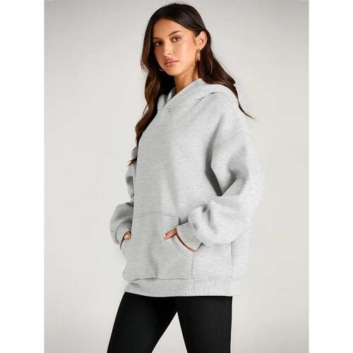 New Arrival Queen-Style Oversized Hoodie with Drop-Shoulder Design | Long-Sleeve Sweatshirt Pullover | Autumn Clothing in Stock for Wholesale