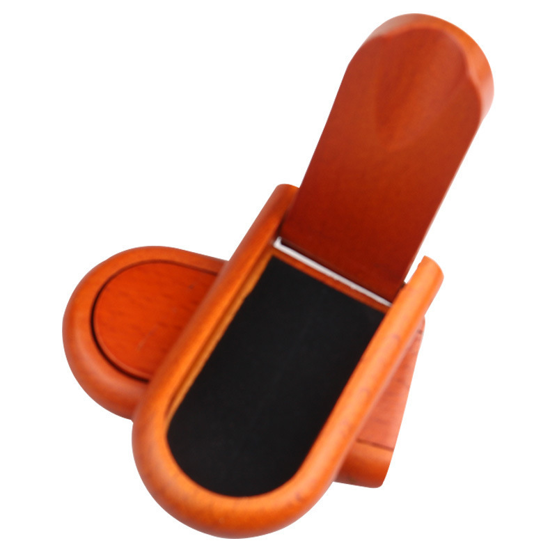 Pipa de color madera original, estante plegable, soporte de tubería de unidad, soporte de cubo plegable de madera, soporte de cubo simple de bambú y madera portátil